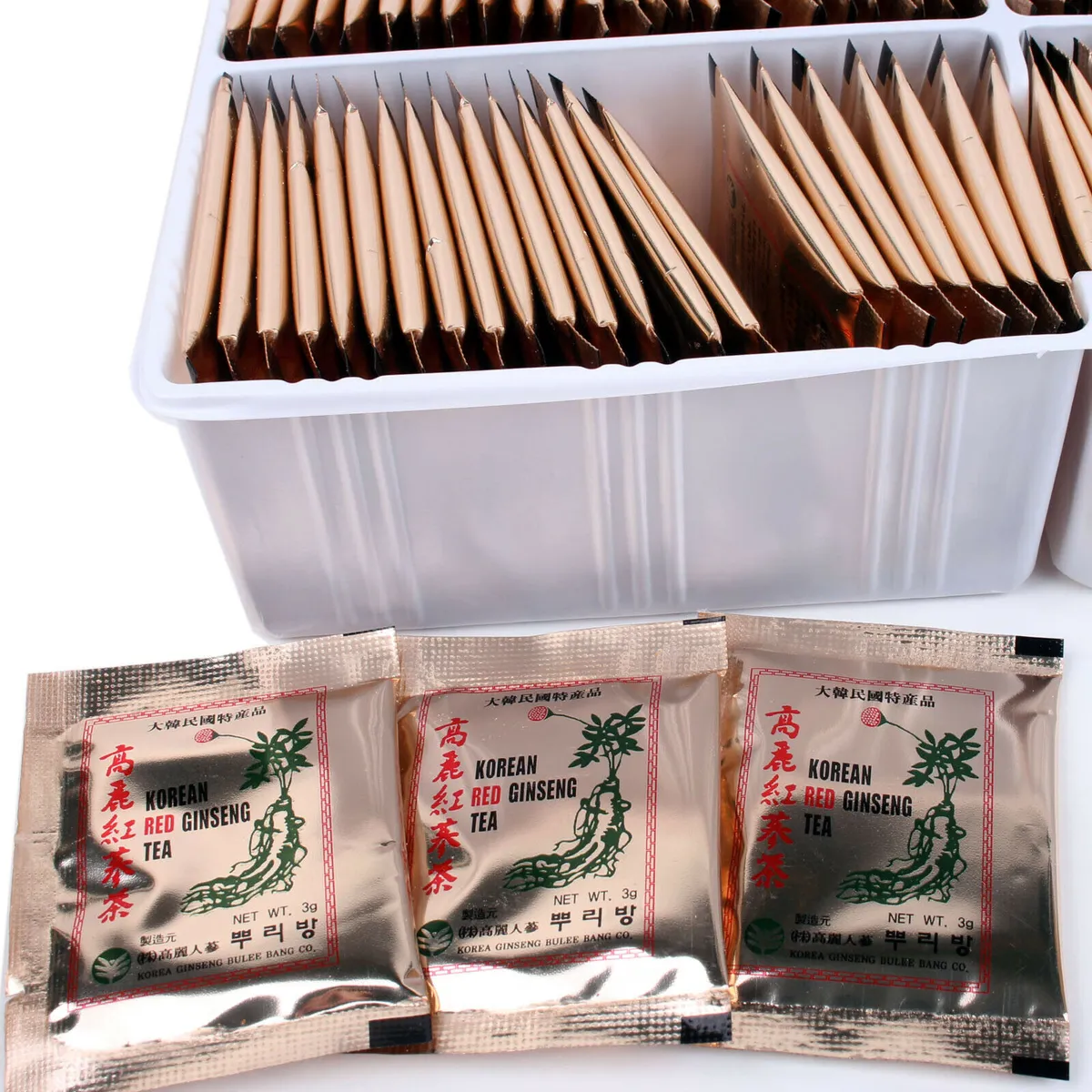 شاي الجينسيج الاحمر الكوري النقي - صورة 1