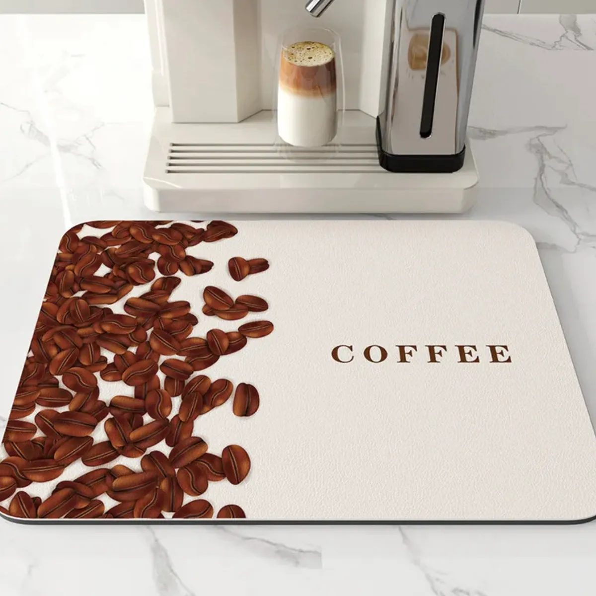 حصيرة الات القهوة وركن القهوة والاكواب - صورة 1