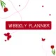 Rose-Weekly Planner - صورة 1