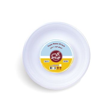 أطباق بلاستيكية 10 بوصة -25