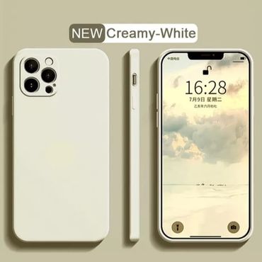 كفر سيلكون لهاتف آيفون 14 13 11 12 برو ماكس  للصدمات الغطاء الخلفي