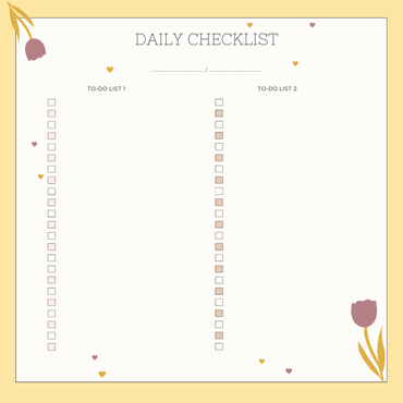 Daily Checklist