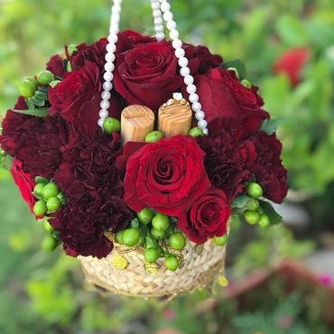 باقة لخواتم الزواج